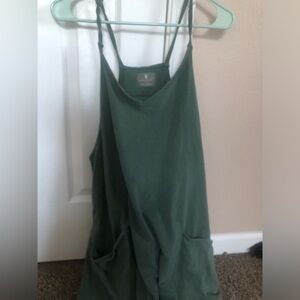 Free People FP movement large jumpsuit Green